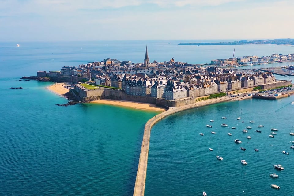 saint malo au drone